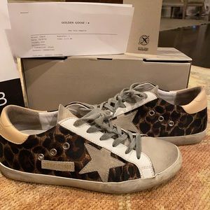 Golden Goose Deluxe Brand Leopard Superstar